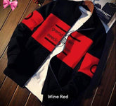 1 Pc Men's Fleece Printed Fleece Zipper Jacket