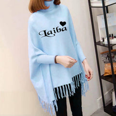 Winter Name Customize Poncho ❤️