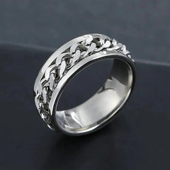 1 Pc Unisex Stainless Steel Ring
