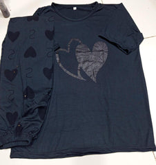 2 Pcs Women's Stitched Cotton Jersey Printed Night Suit