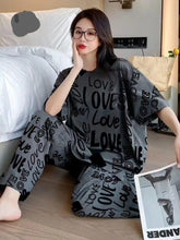 Stylish Printed Cotton Jersey Night Suit - 2 Pcs Set for Ultimate Comfort