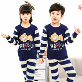 Kid's Stitched Cotton Printed Night Suit