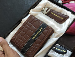 Personalized Name Men’s Wallet & Keychain