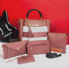 Girl's PU Leather Plain Shoulder Bag