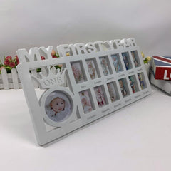 Durable 1 Pc Photo Frame: Cherish Your Baby's First Year with 12 Monthly Memories