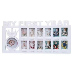 Durable 1 Pc Photo Frame: Cherish Your Baby's First Year with 12 Monthly Memories
