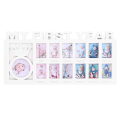 Durable 1 Pc Photo Frame: Cherish Your Baby's First Year with 12 Monthly Memories