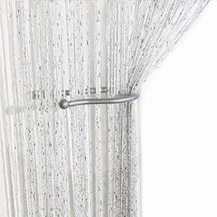 1 Pcs Silver Foil Decor Curtains - Perfect Backdrop Accessory