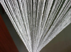 1 Pcs Silver Foil Decor Curtains - Perfect Backdrop Accessory