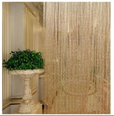 Golden Foil Decor Curtains - Perfect Backdrop Accessory, 1 Pc