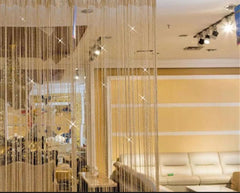 Golden Foil Decor Curtains - Perfect Backdrop Accessory, 1 Pc