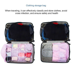 16 Grid Pockets Clear Hanging Bag Socks Bra Underwear Stationery Rack Hanger Storage Saving Space Tidy Organize