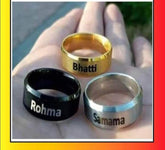 Customized Name Ring/challa