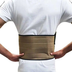 ADJUSTABLE 2 PANEL ABDOMINAL BINDER and lower Back support Belt
