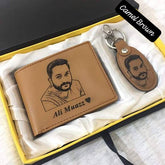 Customized Picture Wallet With Keychain