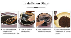 Powerful Electric Food Grinder with Box Packing(A)