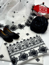 3 Pcs Women's Unstitched Embroidered Suit