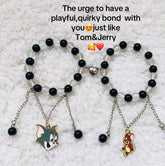 Pearl Tom & Jerry Bracelets