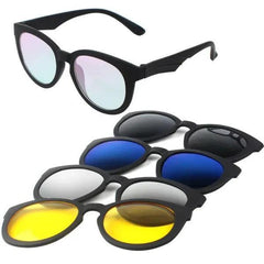 Sunglasses with UV Protectant Lenses - 1 Pc Black Unisex Eyewear