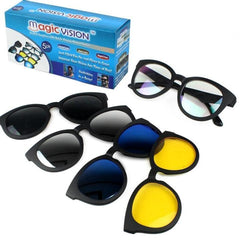 Sunglasses with UV Protectant Lenses - 1 Pc Black Unisex Eyewear