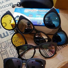 Sunglasses with UV Protectant Lenses - 1 Pc Black Unisex Eyewear