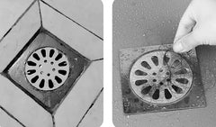 10Pcs Floor Drain Stickers Bathroom Hair Filter Hair net Bathroom Drain Filter Kitchen Anti Clogging Anti Cockroach Bugs