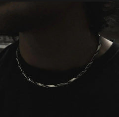 Rice Style Stainless Chain Necklace For Boys And Girls