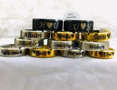 Customized Name Ring/challa