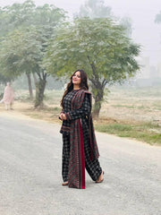 Stylish Women's Stitched Printed Suit - 3 Pcs Set with Dupatta