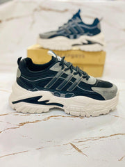 Men's Running Joggers - Comfortable Fabric in Black (1 Pcs)