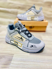 Men's Grey Formal Joggers - 1 Pcs Stylish Fabric Athletic Wear