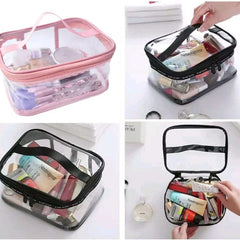 NEW Transparent Waterproof Square Cosmetics Organizer Mix Random color