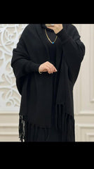 Cozy Fleece Shawl | 1 Pc Plain Design