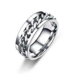 1 Pc Unisex Stainless Steel Ring
