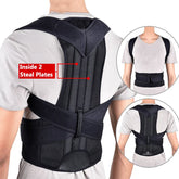 Adjustable Magnetic Posture Corrector Corset Back Brace Back Belt Lumbar Support Straight Corrector