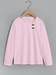 1 Pc Women's Stitched Plain Sweat Shirt