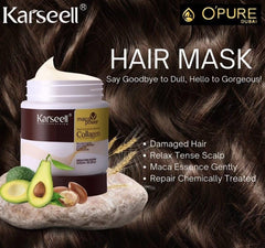 Karseell Hair Mask Collagen Treatment Natural Argan Oil Coconut conditioner 500gm