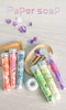Travel Portable Hand Flower Soap Hand washing Small Soap Tablets Tourism Paper Soap