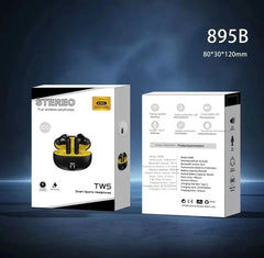 TWS Wireless Earbuds with LED Display ENC Noise Cancellation HiFi Stereo Bluetooth Earbuds