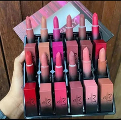 New 12 Pcs Huda Beauty Matte Lipsticks