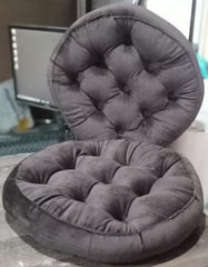 2 Pcs Velvet Floor Cushion