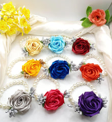 Fancy Beautiful Rose Pearl Bracelet/Gajray For Her π°πΌββοΈπ©πΌβπΌ