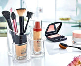 Clear Acrylic Makeup Organizer Tray Cosmetic Display Case Storage Box
