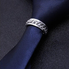 1 Pc Unisex Stainless Steel Ring