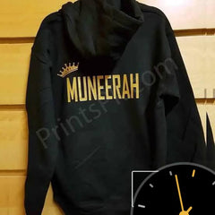 Customized Name Zipper/Hoodie