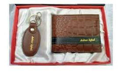 Personalized Name Men’s Wallet & Keychain