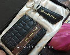 Personalized Name Men’s Wallet & Keychain