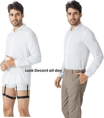 Men Shirt Stays for Shirt Tucker Shirt holder for Tucking Garter and holder Securing Shirt Position for Men
