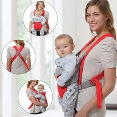 Multicolor Adjustable Baby Carrier Strong Material Safety Belt Adapt to Newborn Infant & Toddler of 3 to 18 Month Backpack