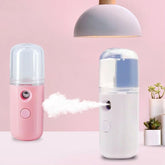 Portable Nano Water Refreshment Facial Makeup Water Mist Creat for Girls and Women Cool Summer Watering Cylinder